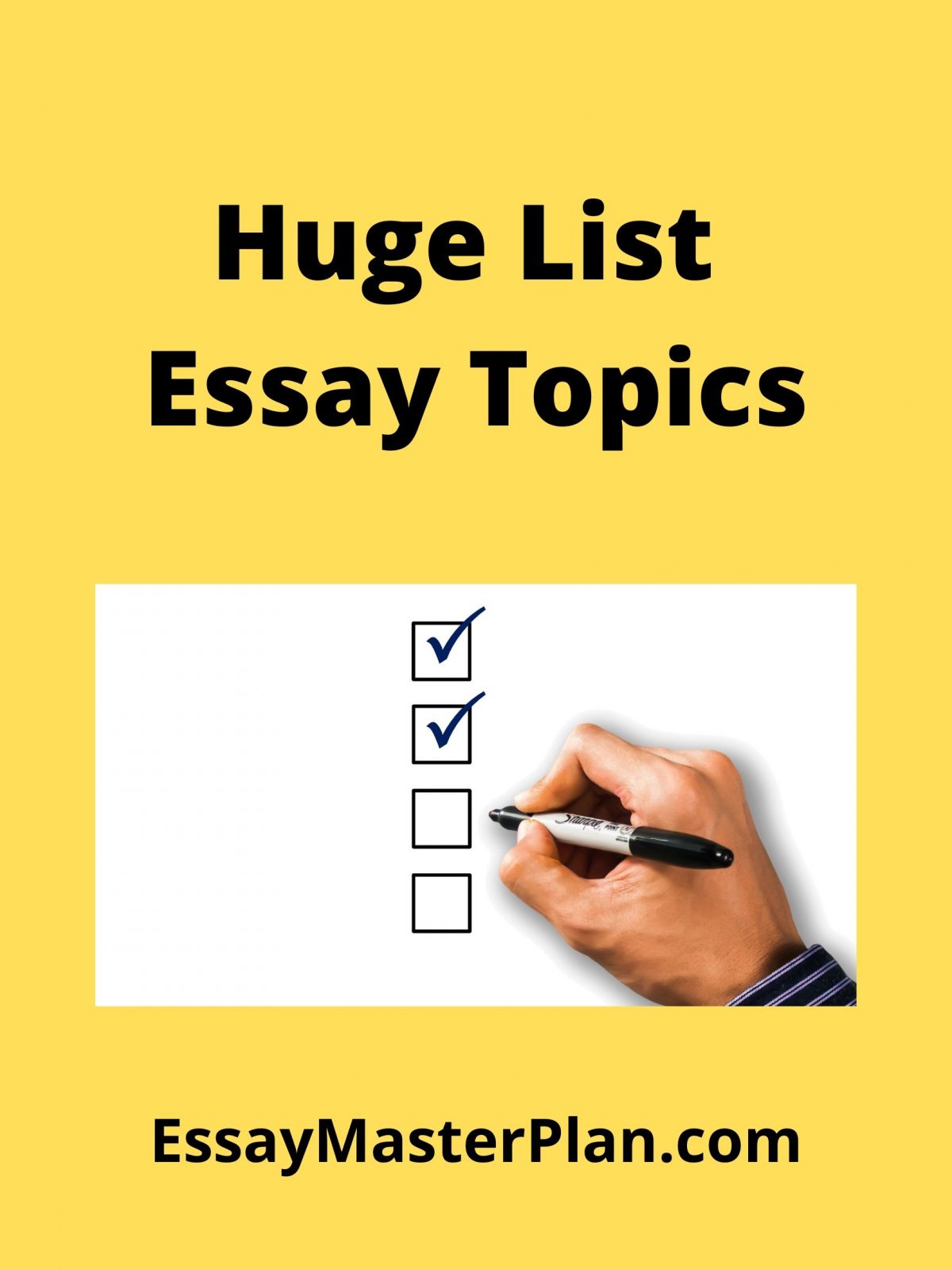 Essay Writing Outline/Essay Topics List